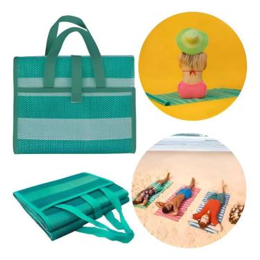 Imagem de 2X Esteira De Praia Dobrável 1,8Mt X 90Cm Impermeável Mor Ve