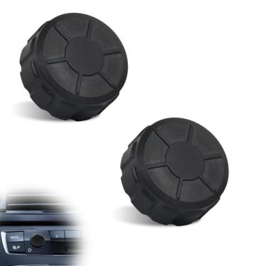 Imagem de Pacote com 2 botões de controle de volume de rádio compatíveis com os modelos Toyota Tundra e Sequoia 2022-2025 - adequado para modelos com tela de 14 polegadas - Botão de substituição atualizado para