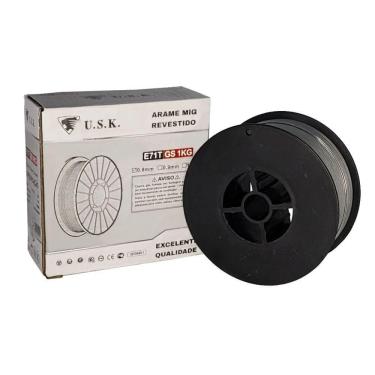 Imagem de Arame De Solda Revestido Mig Uso Sem Gás E71T-Gs 1Kg