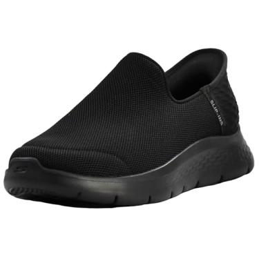 Imagem de Skechers Tênis masculino Gowalk Flex Hands Free Slip-ins Atlético slip-on Casual Caminhada Tênis, Preto/preto, 8 Wide