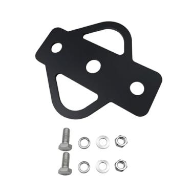 Imagem de Pikioraz Adaptador de engate de reboque de 3 vias com parafuso para cortador de grama ATV carrinho de golfe carrinho de jardim trator de jardim instalação de bola de reboque plana