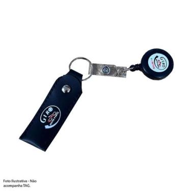 Imagem de Porta Chaveiro Retratil Para Tag Cadeado Eletronico - Giro Moto Parts