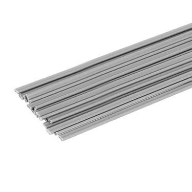 Imagem de HARFINGTON 2 conjuntos (10 peças) hastes de solda de plástico 101,6 cm tiras de soldagem de PVC para para-choques de carro, caiaque, reparo diário, para-choques de plástico, cinza