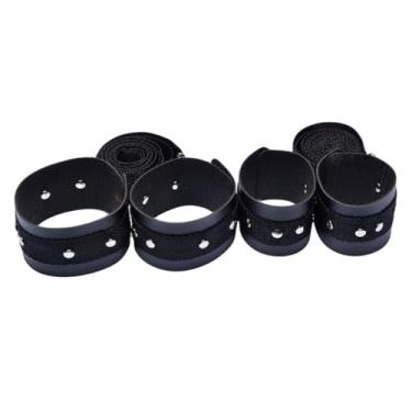 Imagem de Kit Amarração Bondage Kit Erótico Amarração com Algemas e Tornozeleiras, Fantasia Íntima DX517