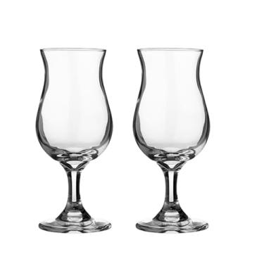 Imagem de 2 peças de copos de tulipa da moda antiga para copos de vidro de água estilo real de vinho tinto copos transparentes decoração de cristal de bebida banquete doméstico