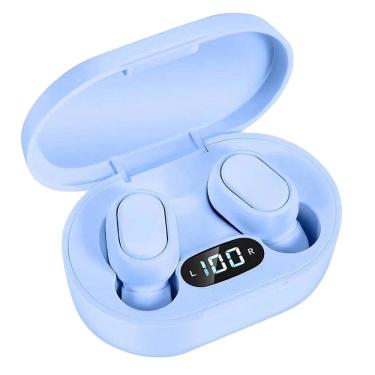 Imagem de E7S Fones de Ouvido Sem Fio Wireless Bluetooth 5.0 com Display LED e Microfone - Preto, Branco, Azul, Rosa, Verde