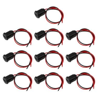 Imagem de The Lord of the Tools 10 peças 12V 2A USB-C soquete redondo para vigilância CCTV áudio automotivo MP3 players telefone e gravadores de comunicação de vídeo