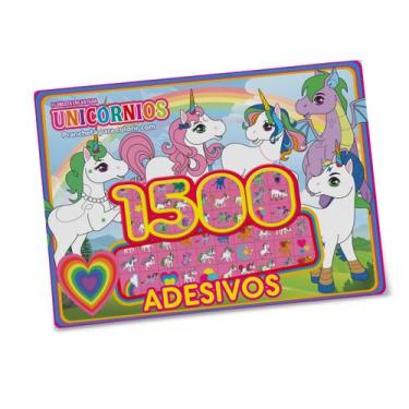 Imagem de Livro - Floresta Encantada Prancheta para Colorir com 1500 Adesivos