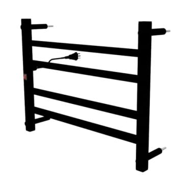 Imagem de Toalheiro Termico, Toalheiro Térmico Aquece E Seca Toalha, Resistências 110v Ou 220v, Enquanto A Fácil Fixação com Dupla Face Específica para Ambientes úMido(Preto 127V)