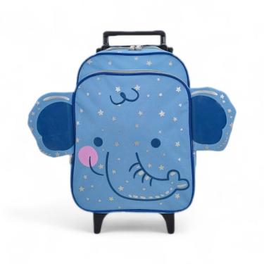 Imagem de Mochila media escolar passeio rodinha bichinho animais zoo