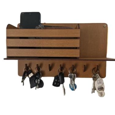 Imagem de Porta chaves de parede organizador Moderno(Caramelo)