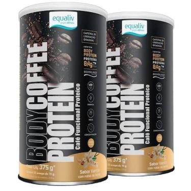 Imagem de Kit 2 Body Coffee Protein Vanilla 375g - Equaliv