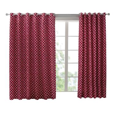 Imagem de Cortina Estampada Com 24 Ilhós 300x240cm Georgia Casa D'oro