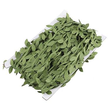 Imagem de Guirlanda de videira artificial, folhas verdes realistas de 40 metros com haste de arame flexível para grinaldas faça você mesmo, cenários de casamento, guirlanda de folhagem para decoração de casa