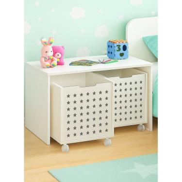 Imagem de Baú Mesa De Cabeceira Atividades Infantil Organiza Decora