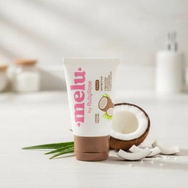 Imagem de Creme Hidratante Facial Melu Ruby Rose 40g RR560, Coco