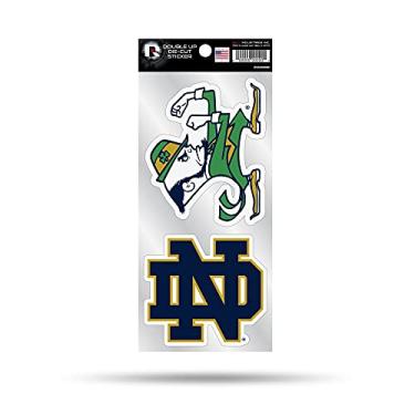 Imagem de Notre Dame Fighting Irish Double Up Die-Cut Sticker