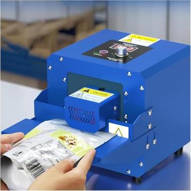 Imagem de Selagem Térmica Automática De Saco Plástico De 300 W, Seladora Contínua De Bd, Embalagem Automática De Alimentos De 5 M/Min, Vedação Industrial Para Filmes De Sacos De Pvc, Saco De Folha