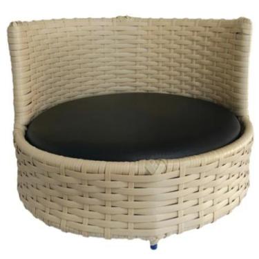Imagem de Sofá Caminha Pets Mali Comfort Redonda Estofamento Impermeável - Madei