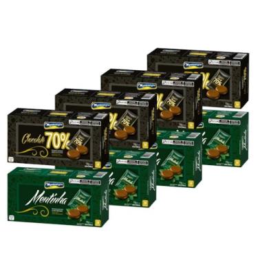 Imagem de 160 Pastilhas de Chocolate, Menta e 70% Cacau, Montevérgine