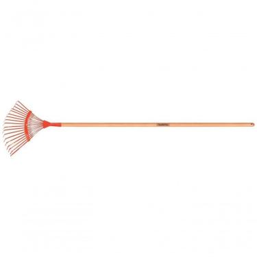 Imagem de Vassoura Fixa Tramontina Em Aço Com 18 Dentes Tipo Palheta E Cabo De Madeira 120cm