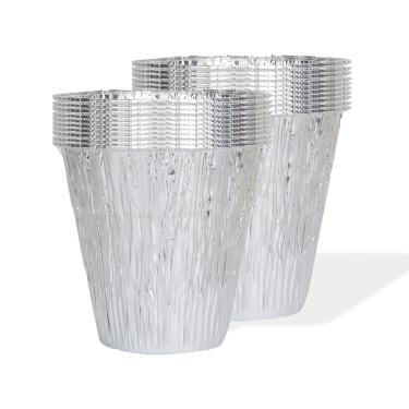 Imagem de Pacote com 20 forros de balde de graxa descartáveis para Traeger Pro Series 575/780, série 22/34, Oklahoma Joe's, Pit-Boss, Camp Chef, forros de balde de gotejamento de folha de alumínio para