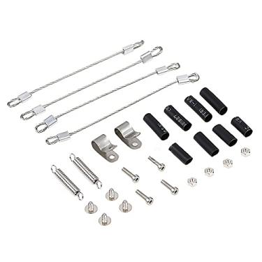 Imagem de EPTNNASO Corda de elevação de membro de aço metálico para Traxxas TRX-4 D110 Axiall Cherokee Scale Crawler