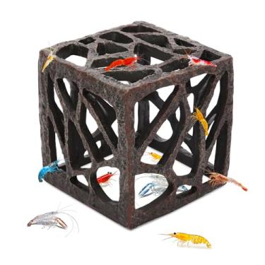 Imagem de Hygger CO2 Decorações de aquário multiestilo, ornamentos de aquário de resina natural para água doce e salgada (não para tanques de coral), esconderijos seguros para peixes Betta, camarão, peixes