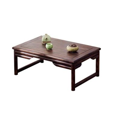 Imagem de Mesa central pequena mesa de centro mesa de madeira sala de estar mesa de centro simples varanda pequena mesa de mesa baixa mesa lateral (A média)