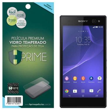 Imagem de Pelicula de Vidro temperado 9h HPrime para Sony Xperia C3, Hprime, Película Protetora de Tela para Celular, Transparente