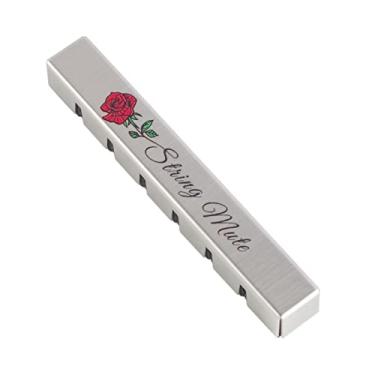 Imagem de LiebeWH Mudo de Corda de Guitarra, Redutor de Ruído para Guitarras Acústicas de 6 Cordas, Com 6 Palhetas de Celulóide PCS, Projetado para Prática Silenciosa e Fácil Uso, Feito de Aço