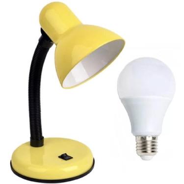 Imagem de Luminária Mesa Abajur 35cm Articulada Flexível + Lâmpada LED PT-06 - G