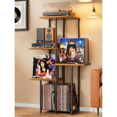 Imagem de Suporte para toca-discos, armazenamento de discos de vinil