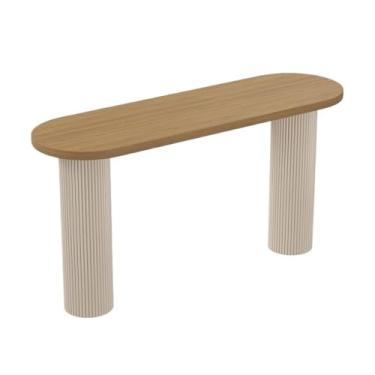 Imagem de Mesa de bar Mesa de bar pinho com altura para pub, cozinha e mesas jantar pernas resistentes(200 * 40 * 105cm)