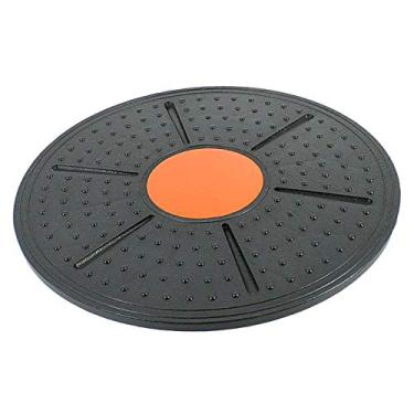 Imagem de RNXRZANK Prancha de Equilíbrio Wobble Balance Board para Treinamento de Core, Esportes E Fitness, Disco de Equilíbrio Giratório com Superfície Texturizada, Pla, laranja