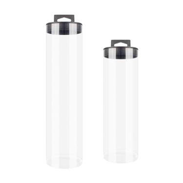 Imagem de YIJU Conjunto de 2 Suportes para Bolas de Tênis, Caixa de Armazenamento Portátil Leve para Bolas de Pickleball, Organizador para Treinamento ao Ar Livre.