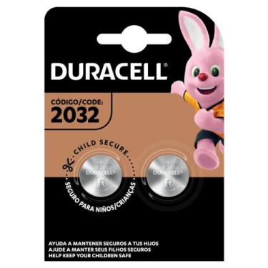 Imagem de Pilha Moeda de Lítio Duracell CR2032 - 3 volts - 2 UN