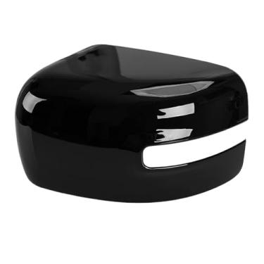 Imagem de 1 Par de Capas de Acabamento para Espelhos Retrovisores Dianteiros, Laterais e Traseiros, em Plástico Preto Brilhante, Compatíveis com Jeep Renegade BU 2015-2022