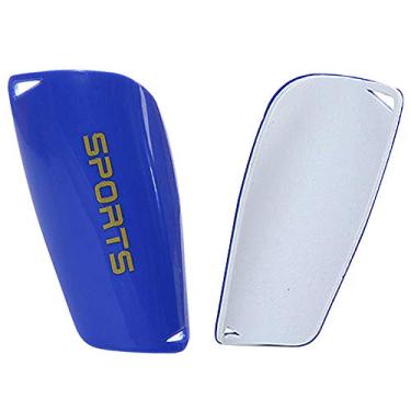 Imagem de Caneleiras de futebol + caneleiras de futebol de plástico meias de manga fixa, camada dupla com manga de malha respirável - adulto - trem de futebol