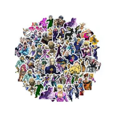 Imagem de Pacote de adesivos Jojos Bizarre Adventures Anime 50 unidades