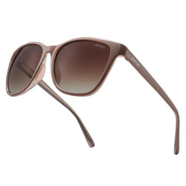 Imagem de Gafas de Sol Polarizadas Jefoo Retro UV400 para Hombres y Mujeres