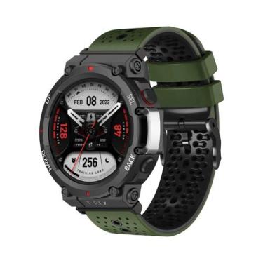 Imagem de Pulseira Esportiva De Silicone Respirável Para Huami Amazfit T-Rex 3 T