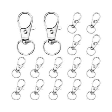 Imagem de Ganchos De Clipe Para Chaveiro, Fechos Giratórios, Gancho De Cordão, F