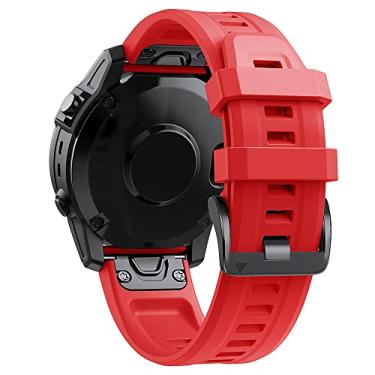 Imagem de MURVE 22 pulseiras de silicone para relógio inteligente Garmin Fenix 7 7X 6 6X Pro 5X 5 Plus Tactix 7/D2 935 (F,26 mm Fenix 7X 3HR)