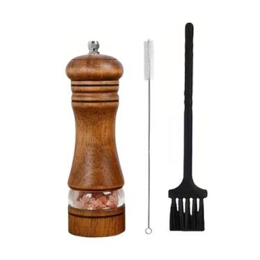 Imagem de Conjunto de 3 peças de moedor de pimenta, moedor manual de 15 cm, conjunto de moedor manual