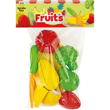 Imagem de Frutinhas CREC-CREC com Tábua Brincando de Casinha Solapa - Samba TOYS