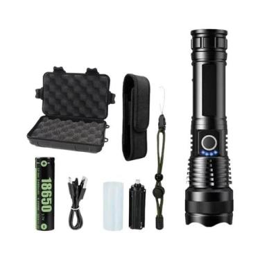 Imagem de Lanterna Tática LED Recarregável De Alta Potência Super Brilhante Para