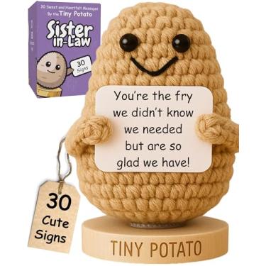 Imagem de Got you a little something Presentes de cunhada para o Dia das Mães - Crochê Positivo de Batata com 30 Mensagens para Sua Cunhada, Presentes de Aniversário de Cunhada