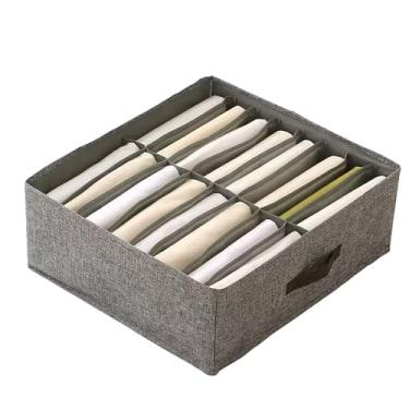 Imagem de Organizador de Gaveta com 16 Divisórias, Organizadores de Gaveta Caixa Organizadora para Roupas Íntimas Caixas Dobráveis para Gavetas, Armários ou Closet