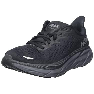 Imagem de HOKA Bondi 8 Tênis feminino, Preto/preto, 8 Wide